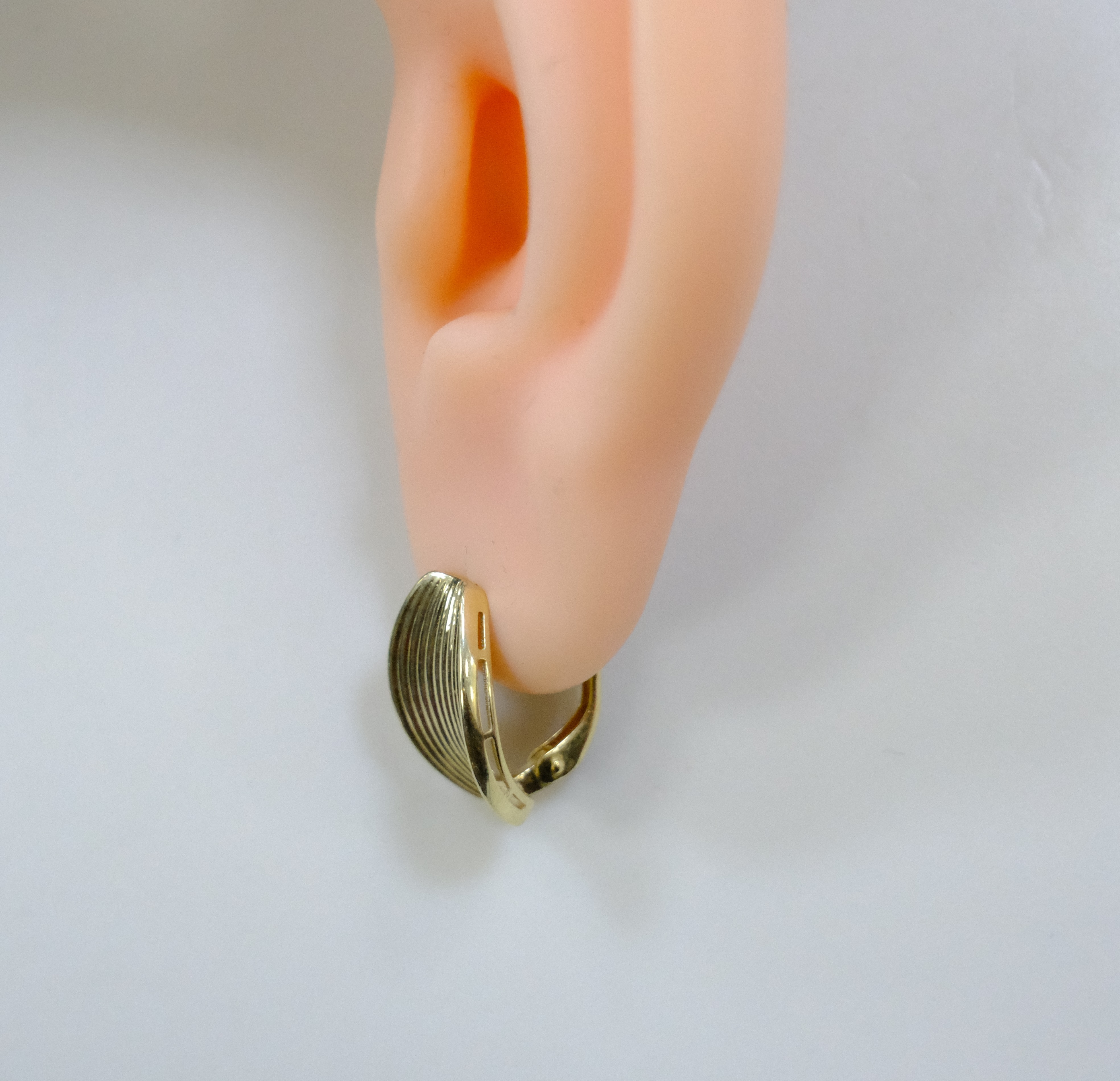 Серьги из желтого золота